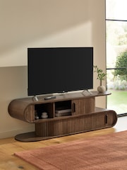 Dark Hyde Tambour Door TV Unit - Image 4 of 10