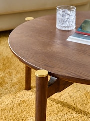 Dark Flinton Oak Veneer Coffee Table - Image 2 of 6