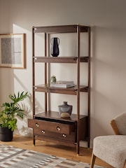 Dark Flinton Oak Veneer Storage Shelf - Image 2 of 9