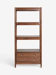 Dark Flinton Oak Veneer Storage Shelf - Image 3 of 9