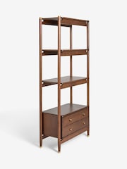Dark Flinton Oak Veneer Storage Shelf - Image 4 of 9