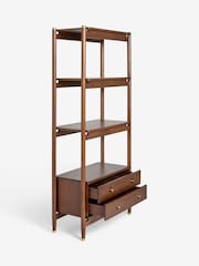 Dark Flinton Oak Veneer Storage Shelf - Image 5 of 9