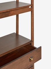 Dark Flinton Oak Veneer Storage Shelf - Image 6 of 9
