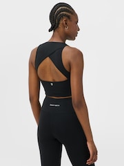 Sweaty Betty Black All Day Wrap Longline Bra - Image 3 of 6