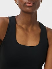Sweaty Betty Black All Day Wrap Longline Bra - Image 4 of 6