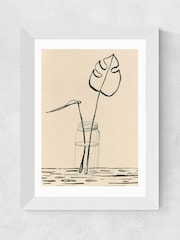East End Prints Natural Line Drawing Leaves 3 by Elena Blanco - Image 3 of 3