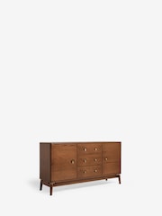 Dark Flinton Oak Veneer Large Sideboard - Image 8 of 9