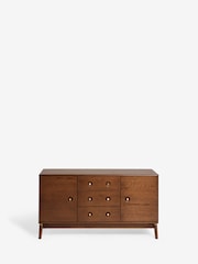 Dark Flinton Oak Veneer Large Sideboard - Image 9 of 9