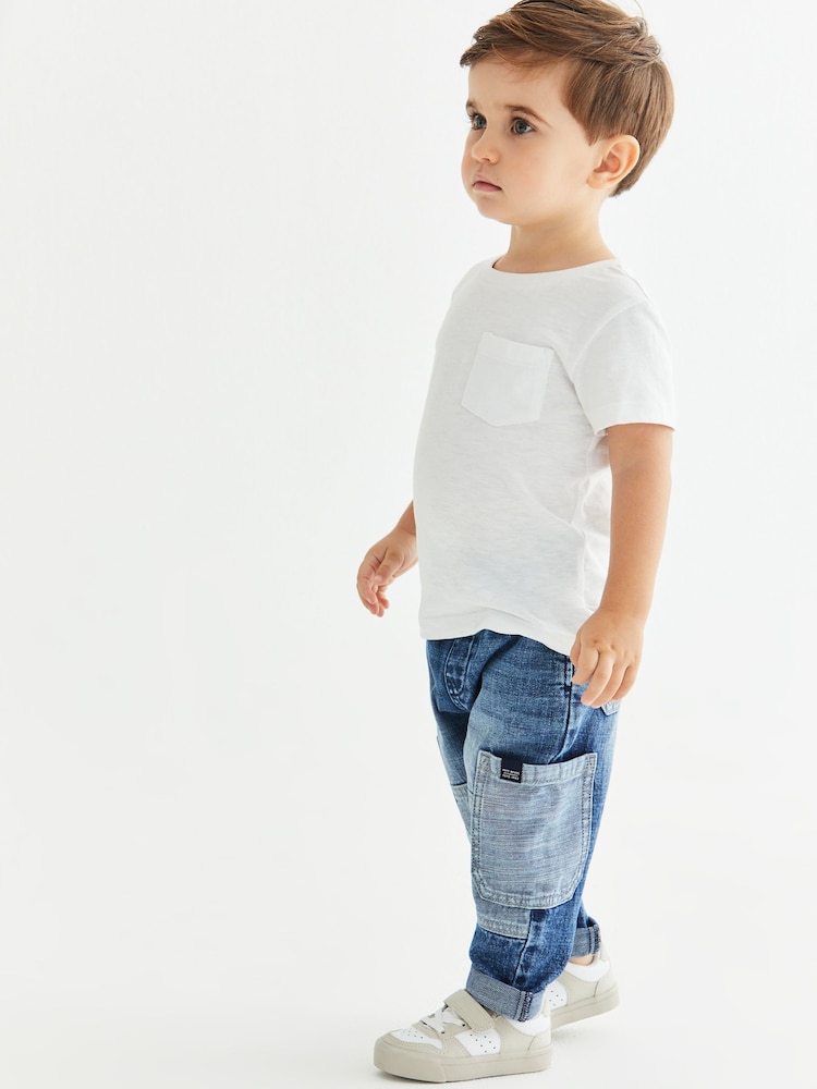 White Short Sleeve Plain T-Shirt (3mths-7yrs) - Image 17 of 17 White Short Sleeve Plain T-Shirt (3mths-7yrs) - Image 17 of 17