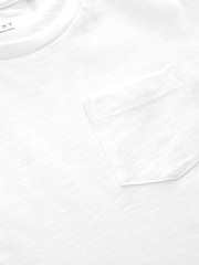 White Short Sleeve Plain T-Shirt (3mths-7yrs) - Image 3 of 3