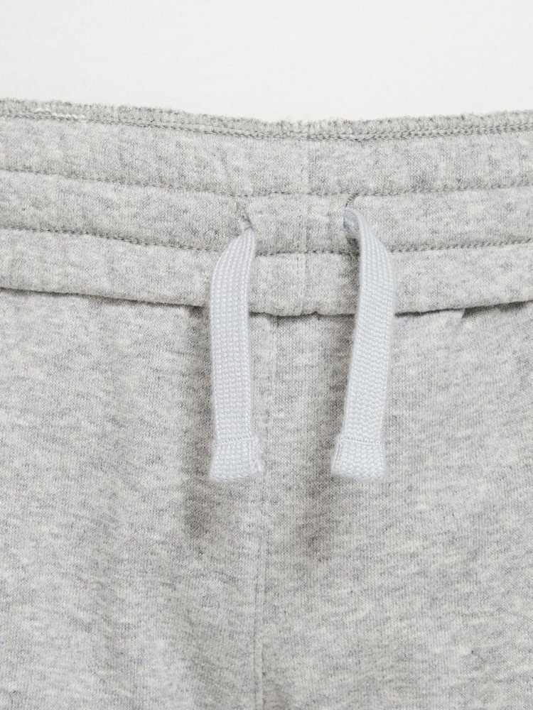 Nike Light Grey Club Fleece French Terry Shorts - Image 9 of 9