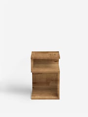 Dark Bronx Oak Effect Side Table - Image 6 of 9
