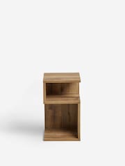 Dark Bronx Oak Effect Side Table - Image 7 of 9