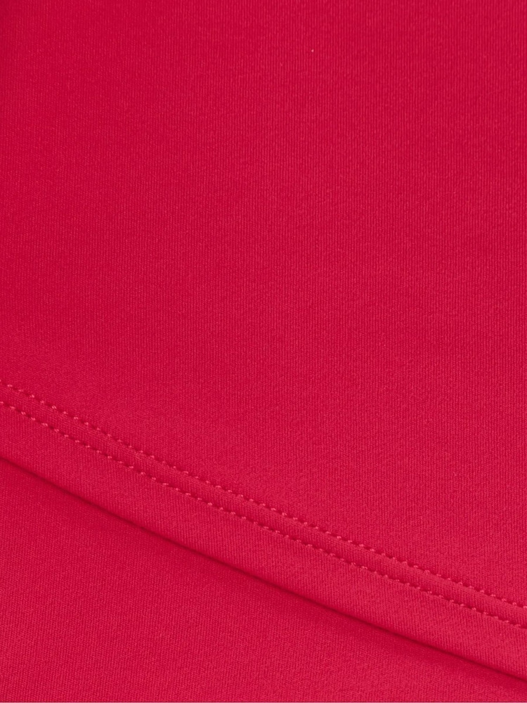 Sweaty Betty Red All Day Cropped Wrap Tank Top - Image 6 of 6