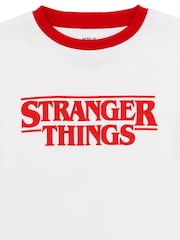 Vanilla Underground Red Stranger Things Girls Licensing Short Pyjamas - Image 4 of 7
