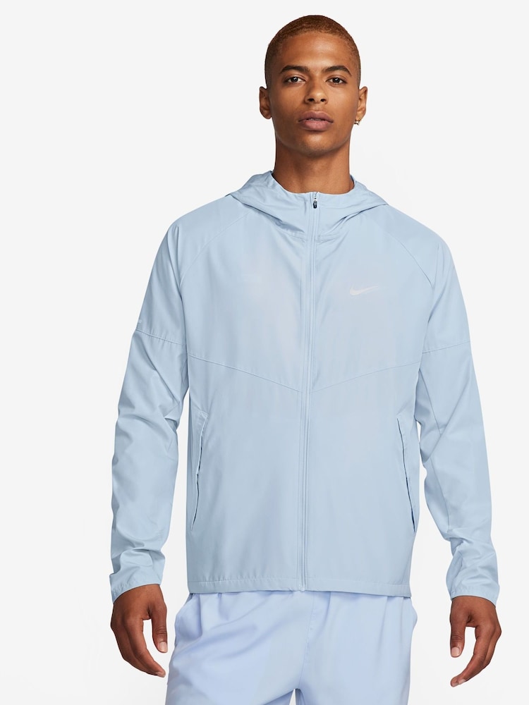 Nike Blue Repel Miler Running Jacket - Image 1 of 11