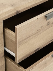 Light Bronx Oak Effect Sideboard - Image 11 of 12