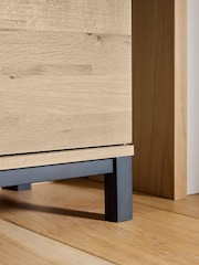 Light Bronx Oak Effect Sideboard - Image 6 of 12