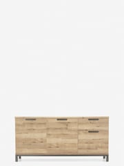 Light Bronx Oak Effect Sideboard - Image 8 of 12