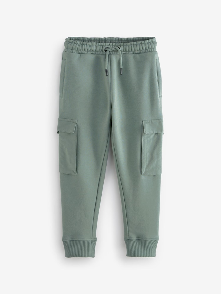 Sage Green Joggers Utility Style Joggers (3-16yrs) - Image 1 of 3