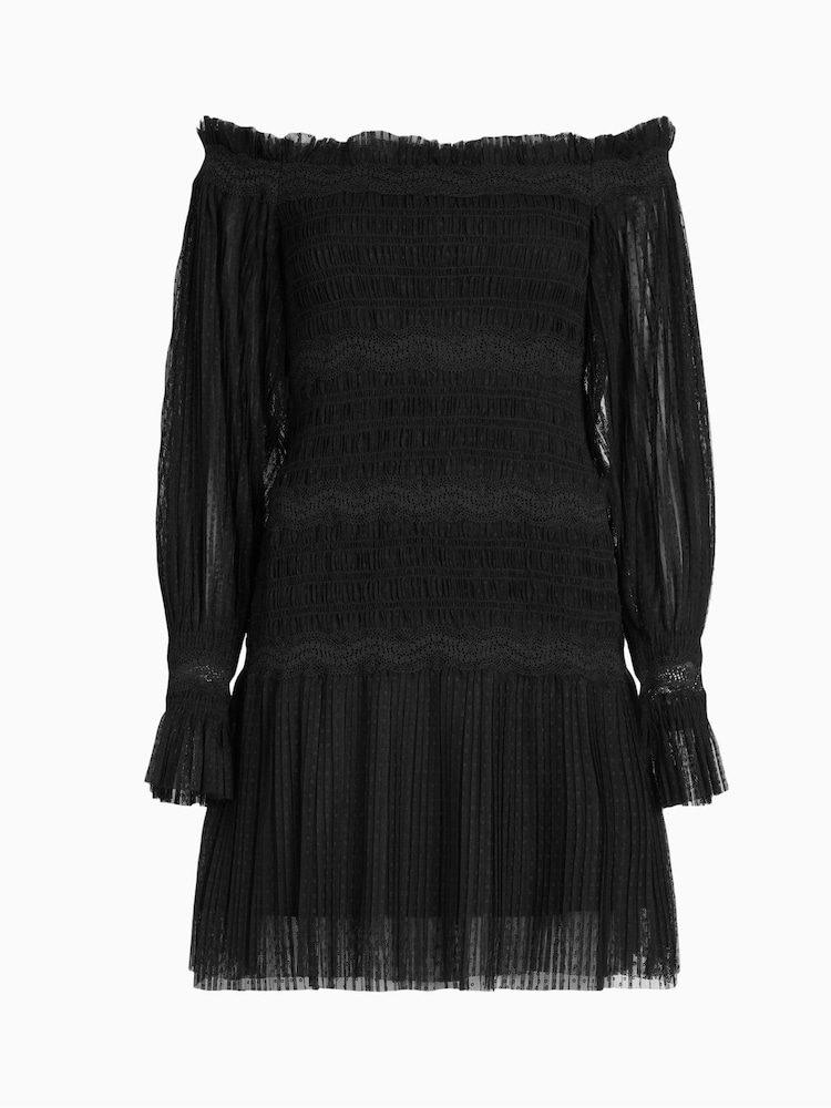 AllSaints Black Layla Dress - Image 8 of 8 AllSaints Black Layla Dress - Image 8 of 8
