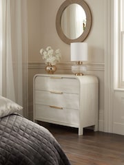 Light Natural Mia Oak Effect 3 Drawer Chest of Drawers - Image 1 of 9