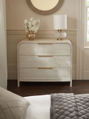 Light Natural Mia Oak Effect 3 Drawer Chest of Drawers - Image 4 of 9