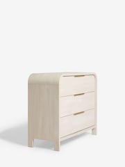 Light Natural Mia Oak Effect 3 Drawer Chest of Drawers - Image 7 of 9
