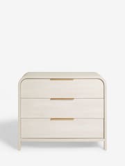 Light Natural Mia Oak Effect 3 Drawer Chest of Drawers - Image 9 of 9