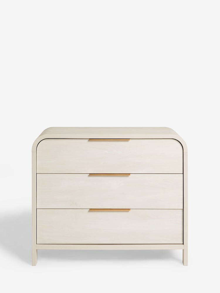 Light Natural Mia Oak Effect 3 Drawer Chest of Drawers - Image 9 of 9