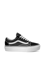 Vans Womens Old Skool Platform Trainers - Image 1 of 5
