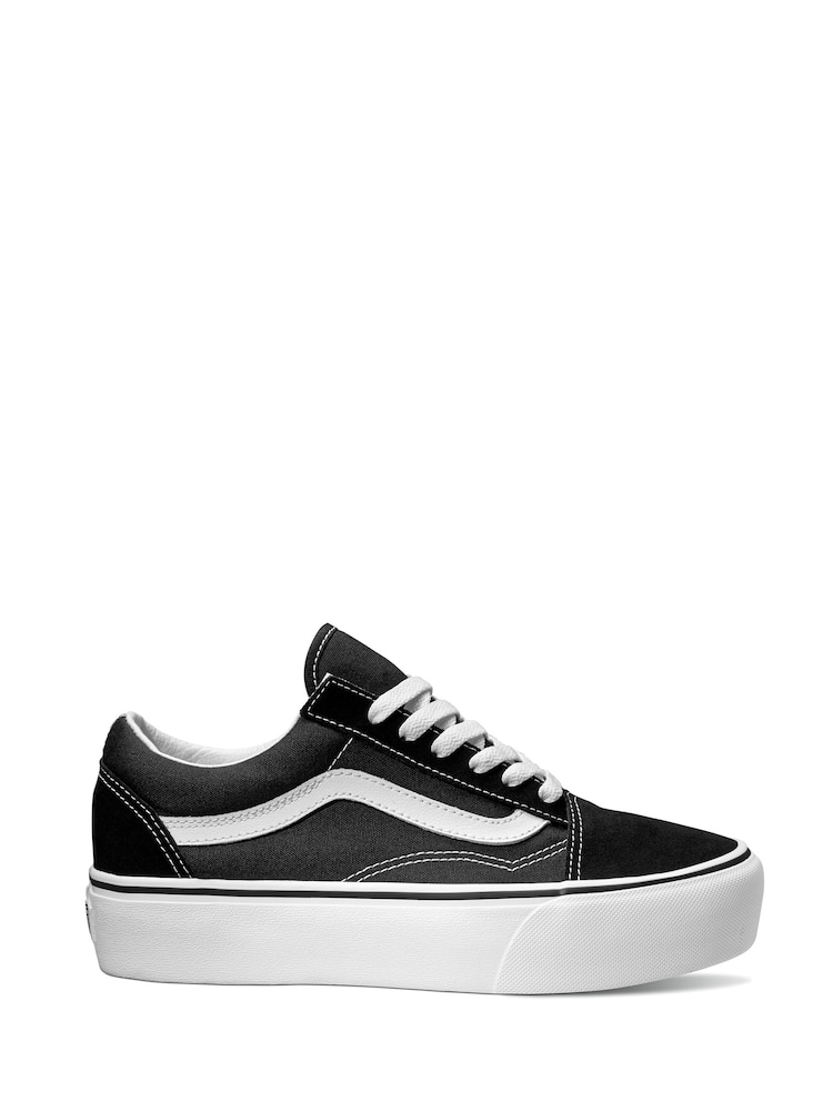Vans Womens Old Skool Platform Trainers - Image 1 of 5