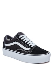 Vans Womens Old Skool Platform Trainers - Image 2 of 5
