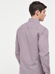 Red Gingham Easy Iron Button Down Oxford Shirt - Image 2 of 6
