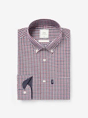 Red Gingham Easy Iron Button Down Oxford Shirt - Image 4 of 6