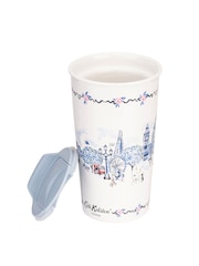 Cath Kidston Blue Travel Mug & Hydration Bottle - Image 5 of 6