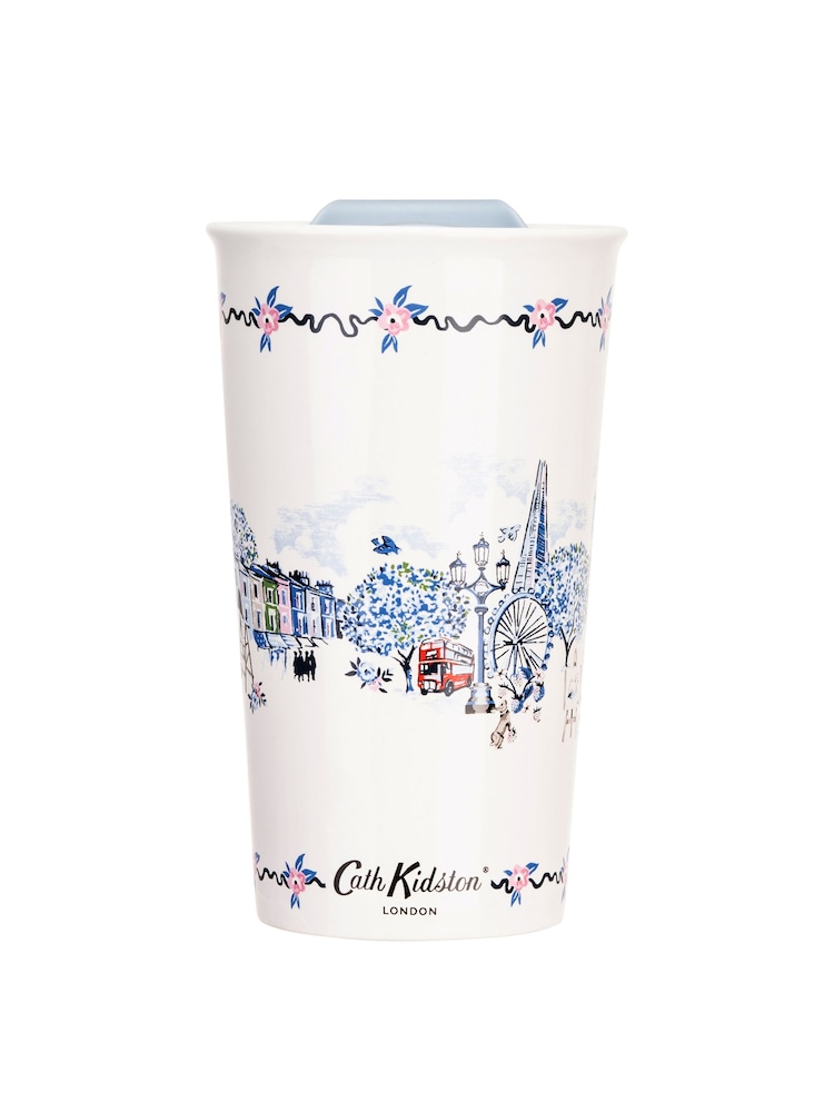 Cath Kidston Blue Travel Mug & Hydration Bottle - Image 6 of 6