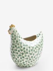 Sage Green Chicken Utensil Pot - Image 3 of 3