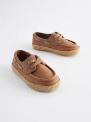Tan Brown Boat Shoes - Image 1 of 5