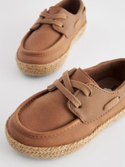 Tan Brown Boat Shoes - Image 3 of 5