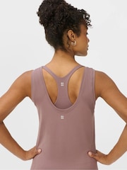 Sweaty Betty Purple Athlete Seamless 2-in-1 Tank Top - Image 5 of 6