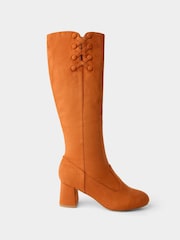 Joe Browns Orange Susie Stylish Knee High Boots - Image 1 of 6