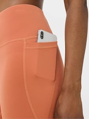 Sweaty Betty Orange 7/8 Length Ultimate Studio Leggings - Image 6 of 7