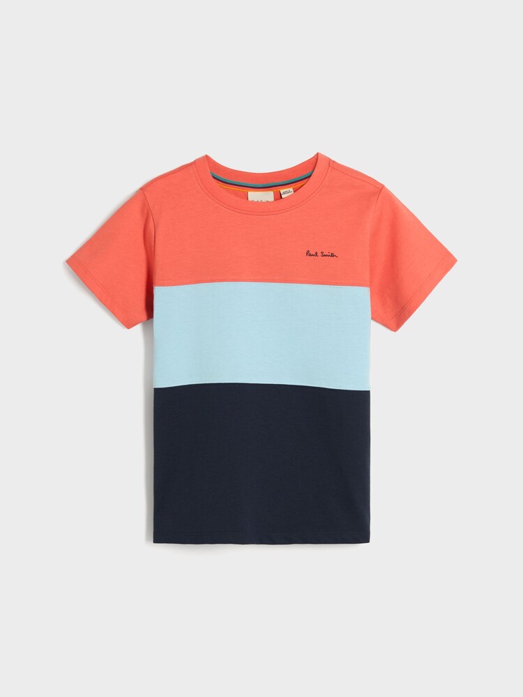 Paul Smith Junior Boys Signature 100% Cotton T-Shirts 3 Pack - Image 2 of 6