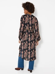 Joe Browns Henrietta apdrukāta garās līnijas kimono blūze ar rotājumu detaļu - Attēls 3 no 7