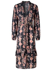 Joe Browns Henrietta apdrukāta garās līnijas kimono blūze ar rotājumu detaļu - Attēls 6 no 7