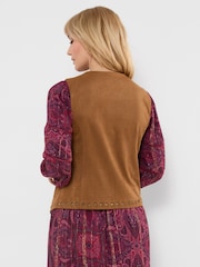 Joe Browns Boho Faux Suede Studded Waistcoat - Bild 4 von 6