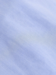 Blue Slim Fit Button Down Easy Iron Oxford Shirt - Image 4 of 6