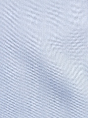 Blue Slim Fit Button Down Easy Iron Oxford Shirt - Image 5 of 6