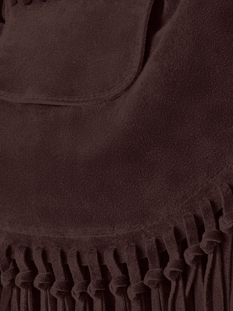 Joe Browns Brown Boho Suede Tassel Bag - Image 4 of 4 Joe Browns Brown Boho Suede Tassel Bag - Image 4 of 4